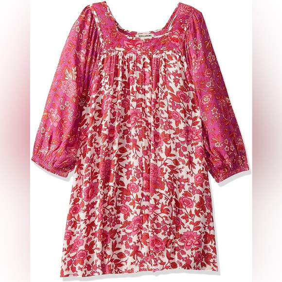 NWT Billabong Girls Hippie Dippie Dress Sz S - Picture 9 of 11